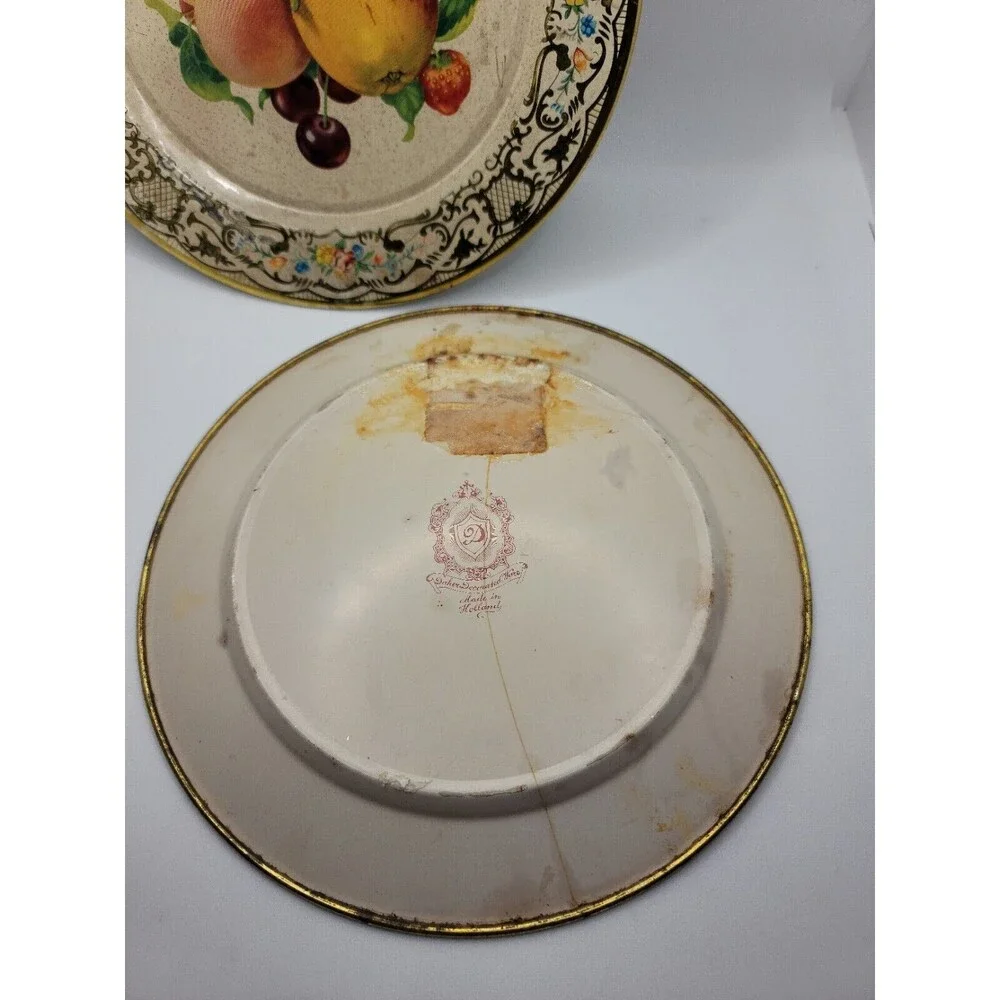 Daher Decorated Ware Tin Plate Tray Fruit 8